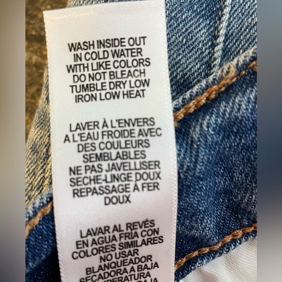 Good American Denim Bermuda Shorts Cut-Offs 4/27 - Picture 7 of 8